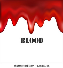 dripping blood