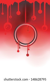 dripping blood background can be used for horror concept.
