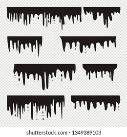 Dripping Blood Isolated On Transparent Stock Vector (Royalty Free ...