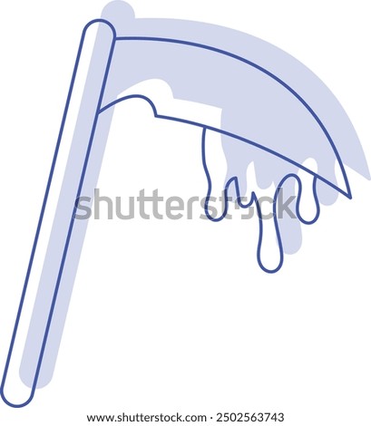 Dripping Blood on Sword Icon for Halloween and Horror-Themed Designs