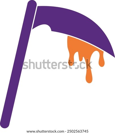 Dripping Blood on Sword Icon for Halloween and Horror-Themed Designs