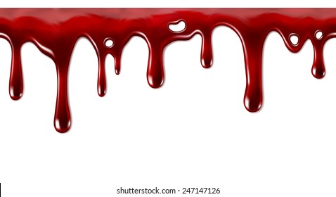 Dripping blood seamless repeatable