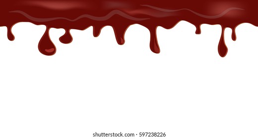Dripping blood seamless repeatable