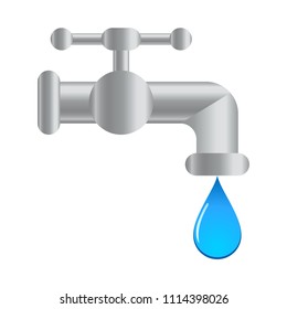 dripping faucet - icon design