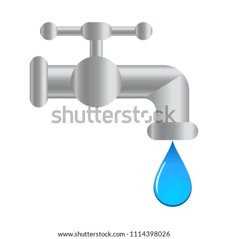 dripping faucet - icon design