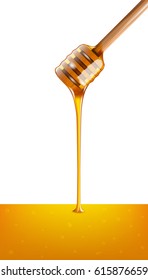 dripping honey