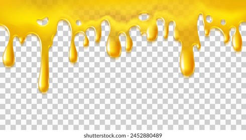 Dripping honey background. Graphic concept for your design