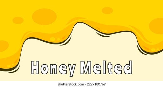 dripping honey on white background. orange honey melted. honey drops vector illustration. Melting honey drops. Golden yellow syrup or juice dripping liquid vector.