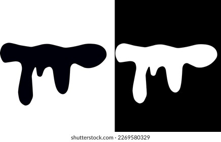 Driftsymbol, Vektordesign, schwarz-weißer Hintergrund