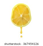 dripping juice from lemon
