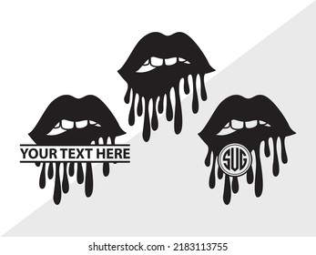 Ilustración de vectores impresos SVG monograma