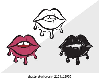 Litros de goteo Ilustración de vectores impresos SVG