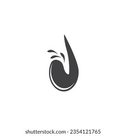 Dripping Liquid icon and symbol template