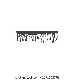 Dripping liquid icon vector design