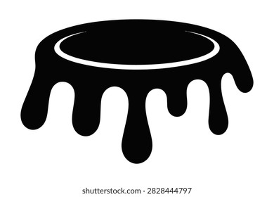 Dripping liquid vector, abstract concept, fluid design, pouring, melting, flowing, motion, liquid.