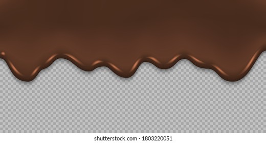 Derrame Chocolates Fundidos. Fondo de crema de chocolate líquido