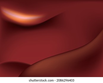 Dripping Melted Chocolates.Abstract Vector Illustration using Gradation mesh.