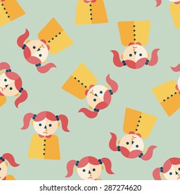 dripping nose flat icon,eps10 seamless pattern background