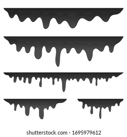 Design-Illustration der Vektorillustration von Driving oil set einzeln auf weißem Hintergrund