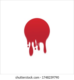 Dripping Paint Icon Logo Current Liquid Stock Vector (Royalty Free ...