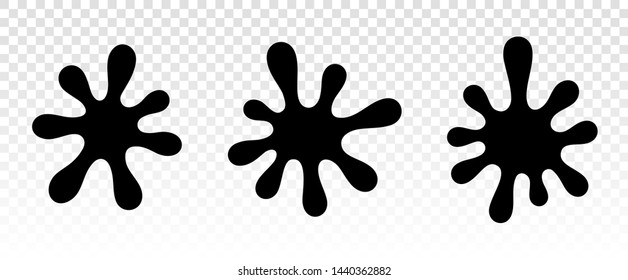 Dripping Paint Set. Dripping liquid. Ink blots. Paint flows. Current paint, stains. Current drops. Ink splashes. Black spots. Flowing liquid. Stencil drops. Paint splatter. Molten. Black star
