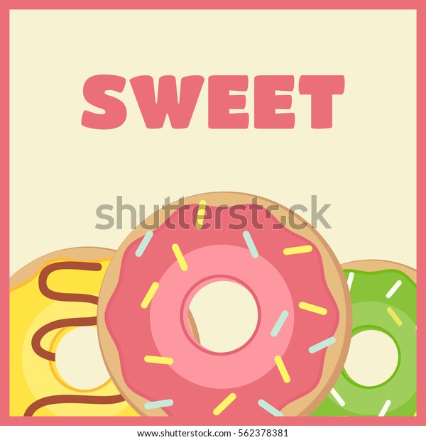Dripping Pink Glaze Abstract Background Donut Stock Vector Royalty Free 562378381 0877