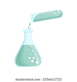Dripping Solution with a Dropper in a Laboratory Experiment