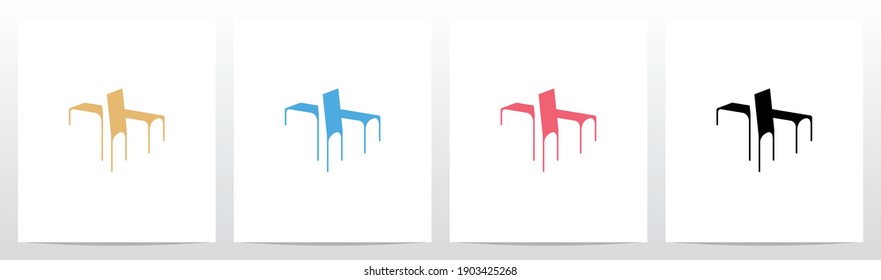 Dripping Surface On Letter Logo Design X