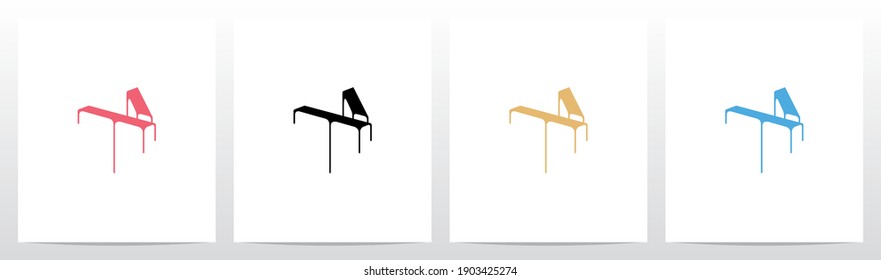 Dripping Surface On Letter Logo Design V
