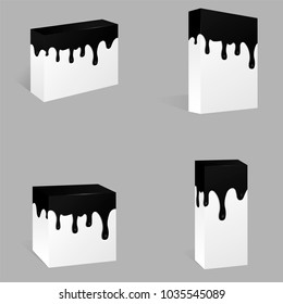 Drips , packing design, 3D box design