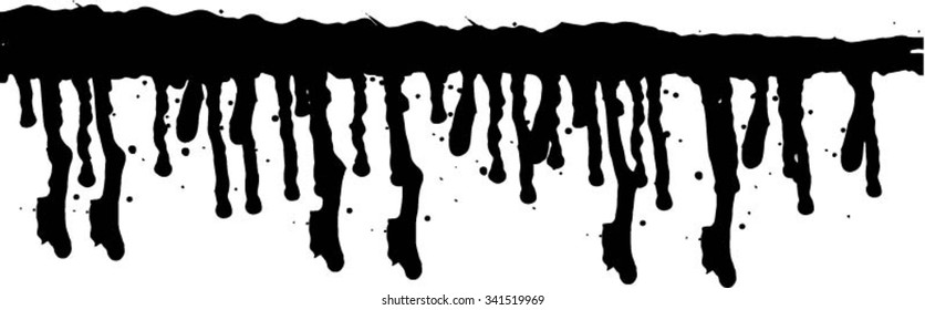 drips texture paint drops stain grunge vector distress background smudge dirt smear overlay