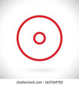 drive cd vector graphics of icon 10 bonds design