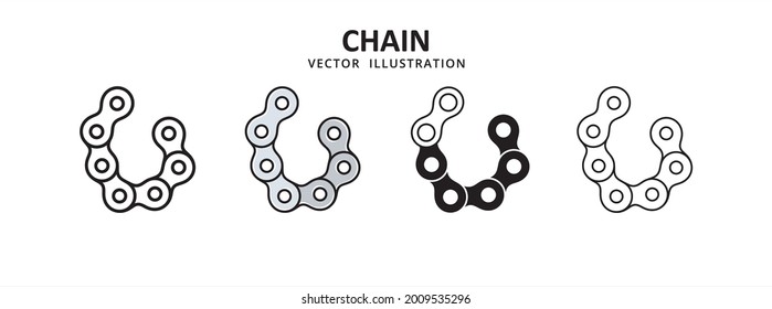 drive chain wheel vector icon design. car motorcycle spare part replacement service.