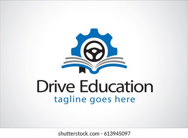 Drive Education Logo Template Design