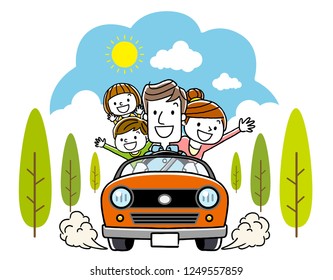 Drive with family