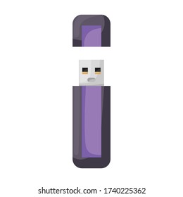 Drive flash vector icon.Cartoon vector icon isolated on white background drive flash.