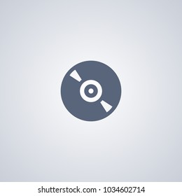 Drive icon, CD icon, vector best flat icon on white background , EPS 10