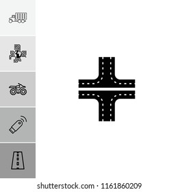 Drive icon. collection of 6 drive filled and outline icons such as road, motorcycle, usb signal, cpu planet. editable drive icons for web and mobile.