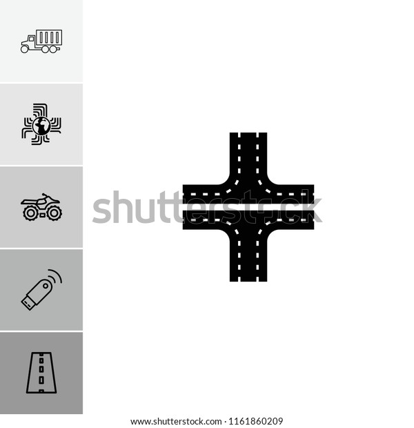 Drive icon. collection of 6 drive filled and\
outline icons such as road, motorcycle, usb signal, cpu planet.\
editable drive icons for web and\
mobile.