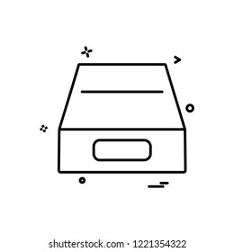 Drive icon design vector