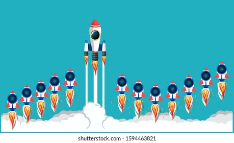 

 Drive rocket  -Think differently - Being different, taking risky, move for success in life.