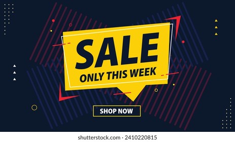 Drive sales with a top-notch sale banner template design. Captivate your audience  boost your marketing impact