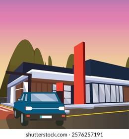drive thru service at a fast food restaurant