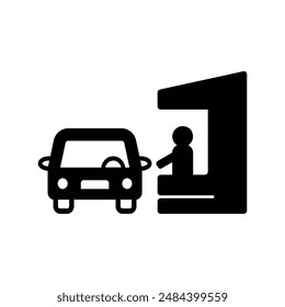 Drive thru vector, suitable for social media post, card greeting, banner, template design, print, suitable for event, website.