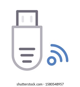 drive vector color line icon 