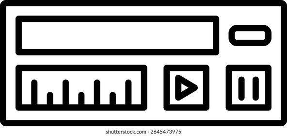 Icono de Vector de la unidad. Se puede utilizar para aplicaciones de impresión, móviles y de Web.