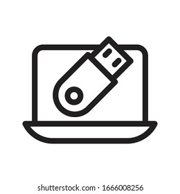 icono de línea delgada del vector de la unidad 
