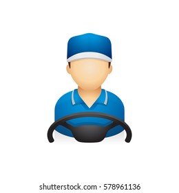 Driver avatar icon in colors.