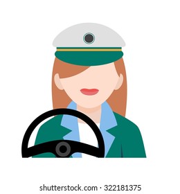 Driver, car, steering icon vector image. Can also be used for professionals. Suitable for web apps, mobile apps and print media.