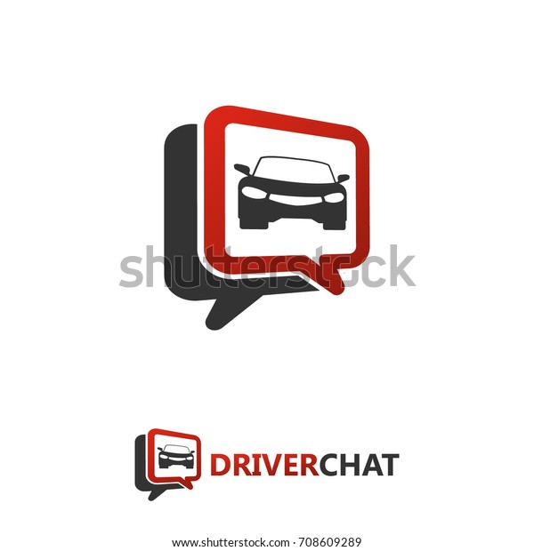 Driver Chat Logo Template\
Design